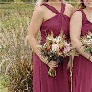 Bridesmaid dress- Wine color